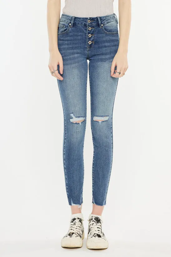 Penelope High Rise Ankle Skinny Jeans