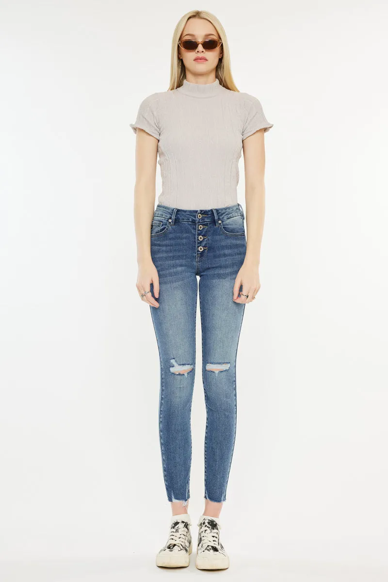 Penelope High Rise Ankle Skinny Jeans