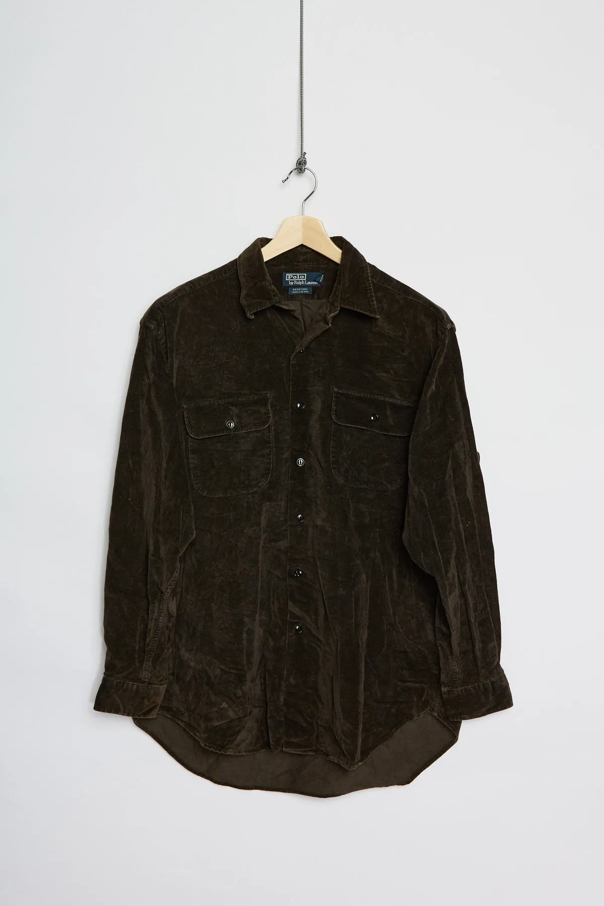 Polo Ralph Lauren velvet overshirt (L)
