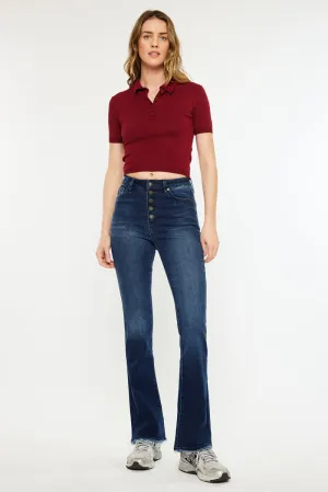 Rainn Ultra High Rise Flare Jeans