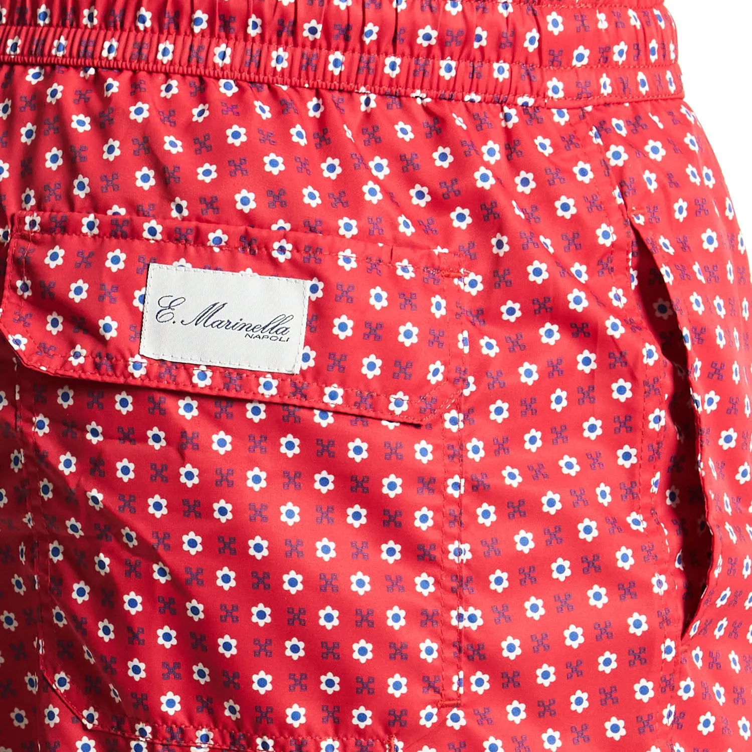 RED SWIM SHORTS