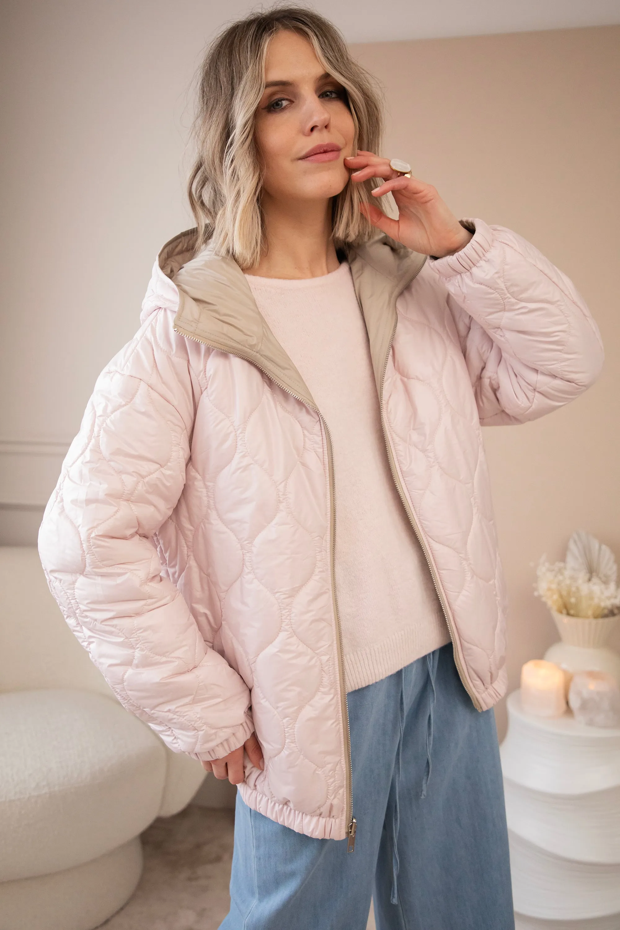 Reversible Femmy Beige/Pink - Jacket