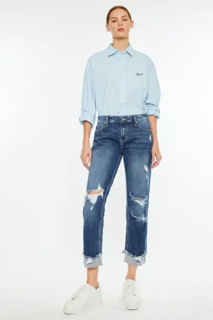 Russell Mid Rise Boyfriend Jeans
