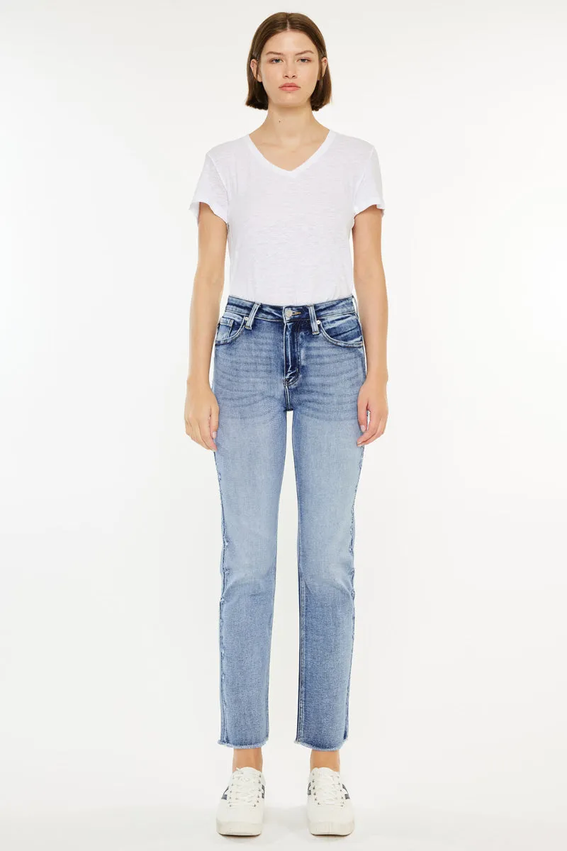 Sadie High Rise Straight Leg Jeans