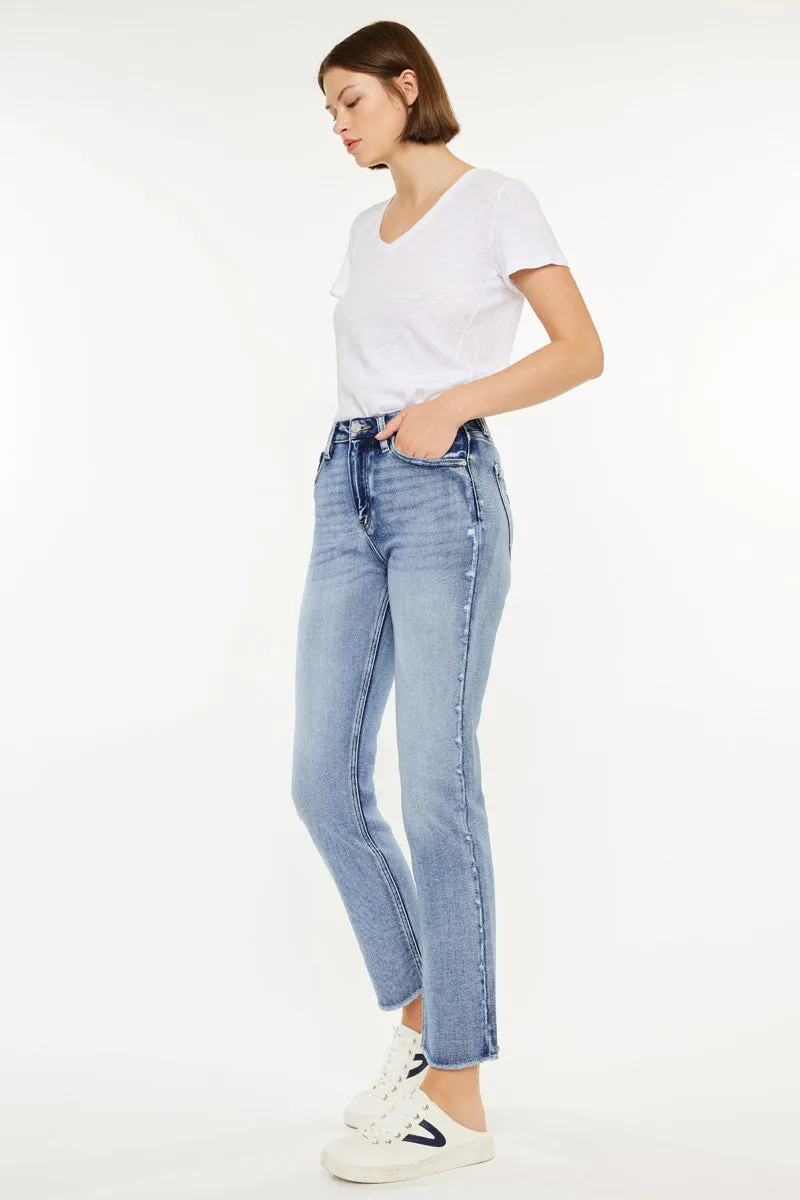 Sadie High Rise Straight Leg Jeans