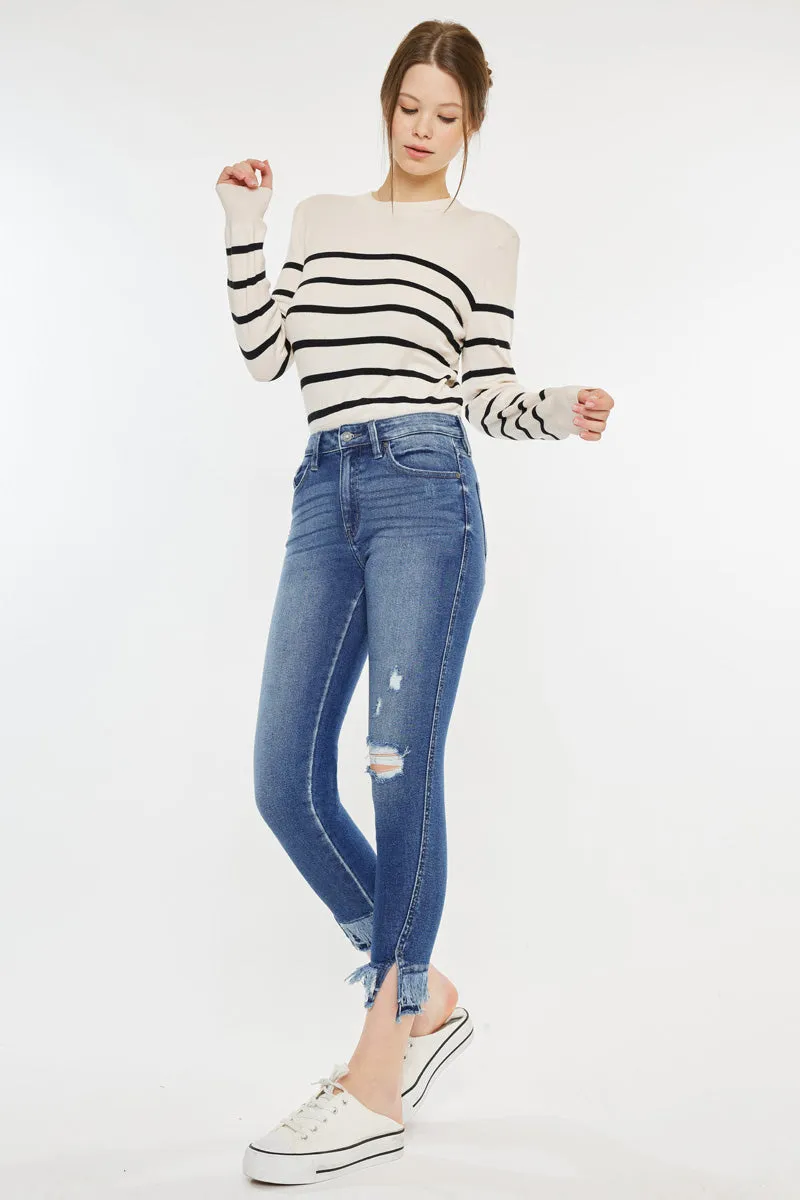 Safiya High Rise Ankle Skinny Jeans