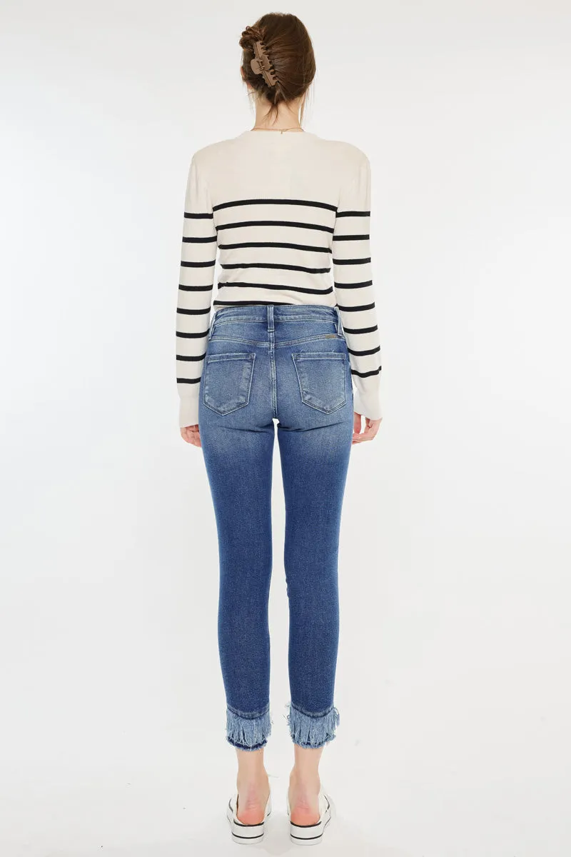 Safiya High Rise Ankle Skinny Jeans