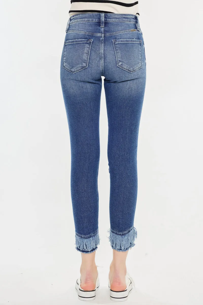 Safiya High Rise Ankle Skinny Jeans