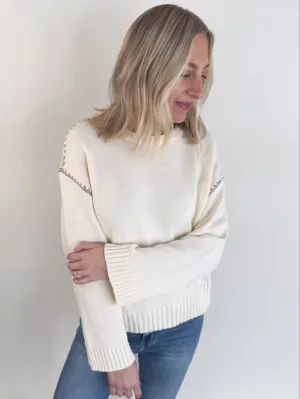 Sally Blanket Stitch Sweater