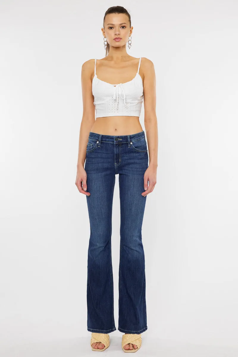 Samuel Mid Rise Flare Jeans