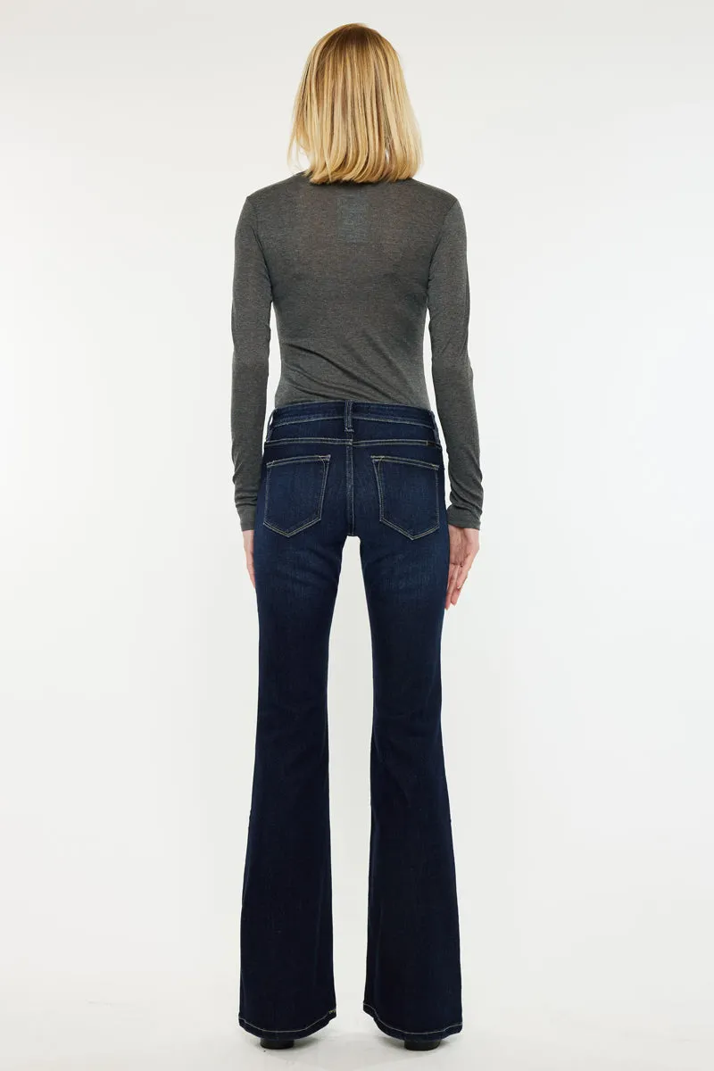Samuel Mid Rise Flare Jeans
