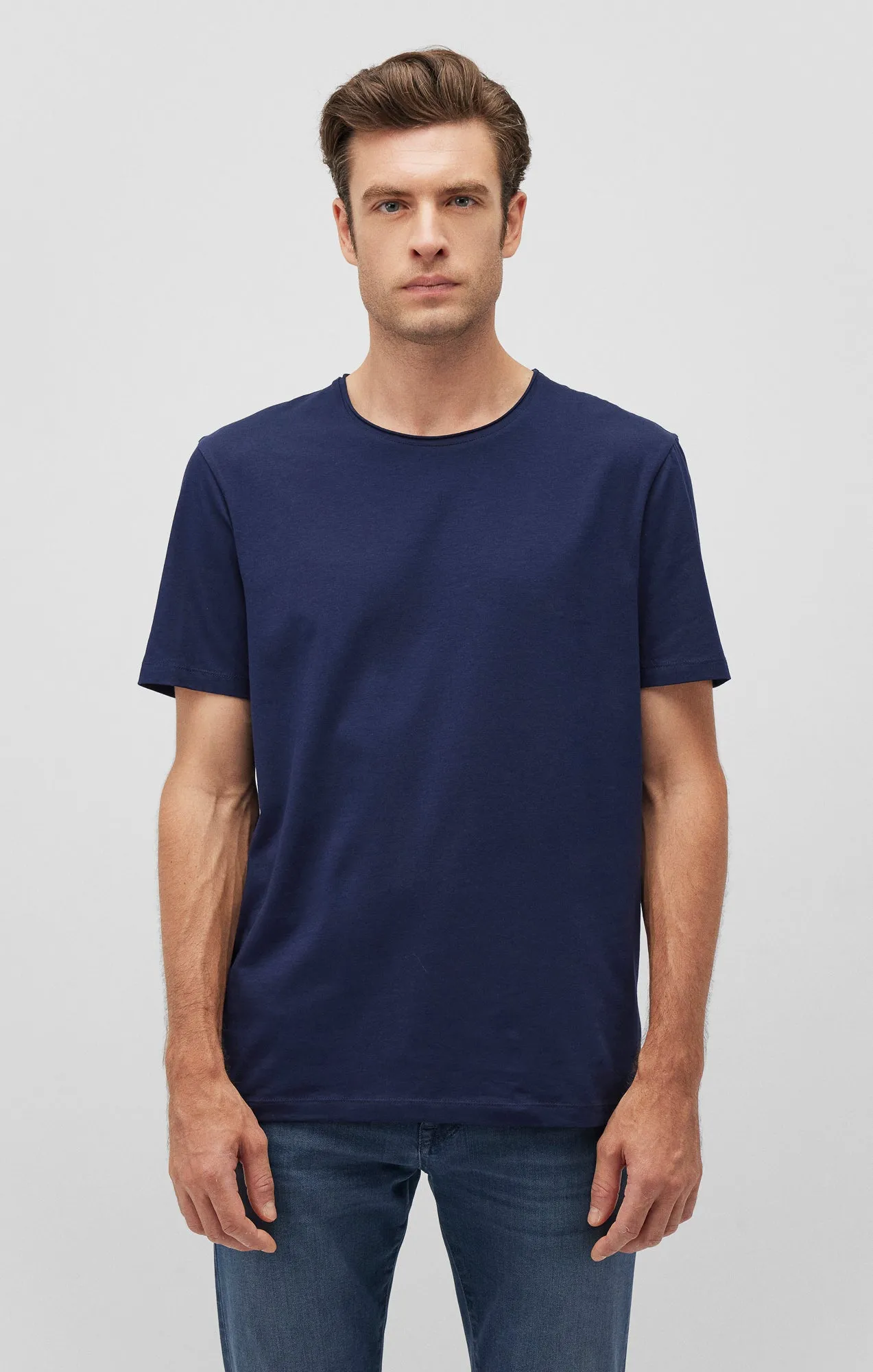 SHORT SLEEVE T-SHIRT IN MARITIME BLUE