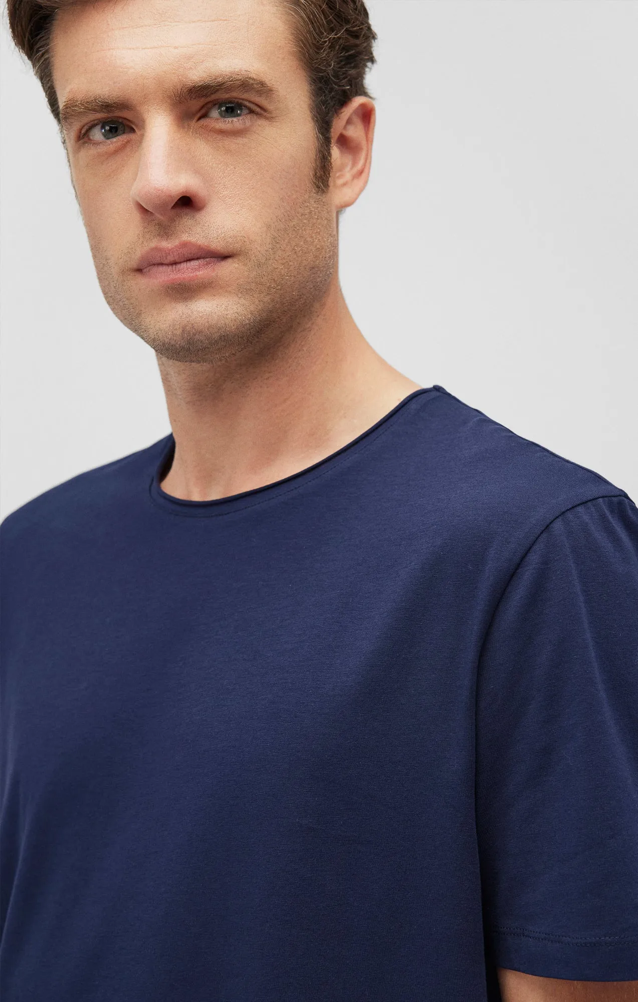 SHORT SLEEVE T-SHIRT IN MARITIME BLUE