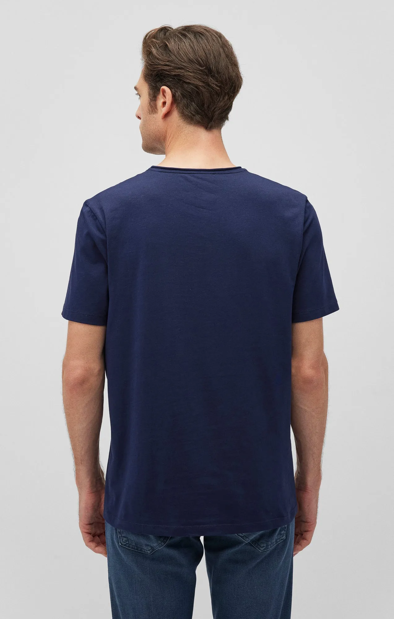SHORT SLEEVE T-SHIRT IN MARITIME BLUE