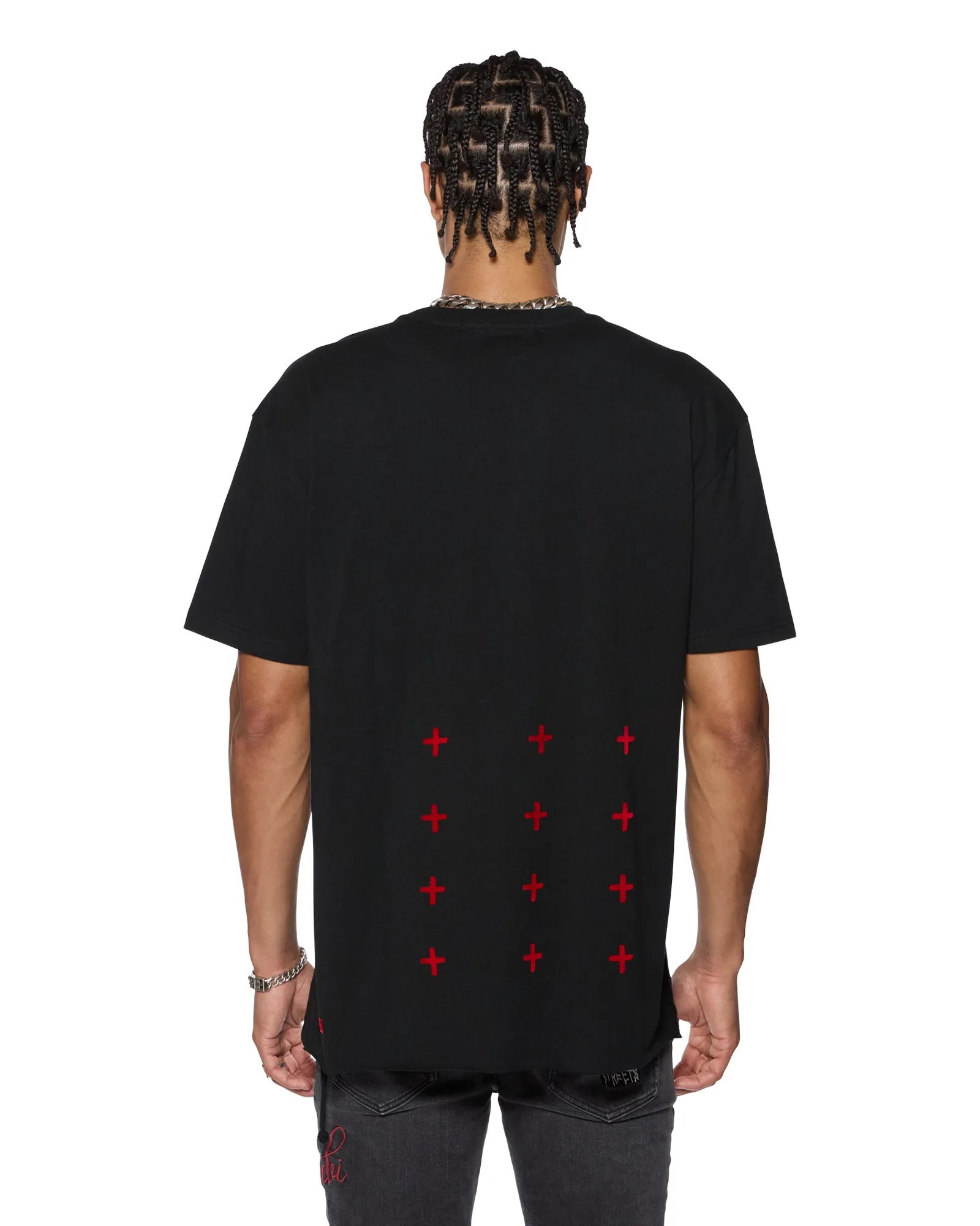 SIN AGAIN BIGGIE SS TEE JET BLACK