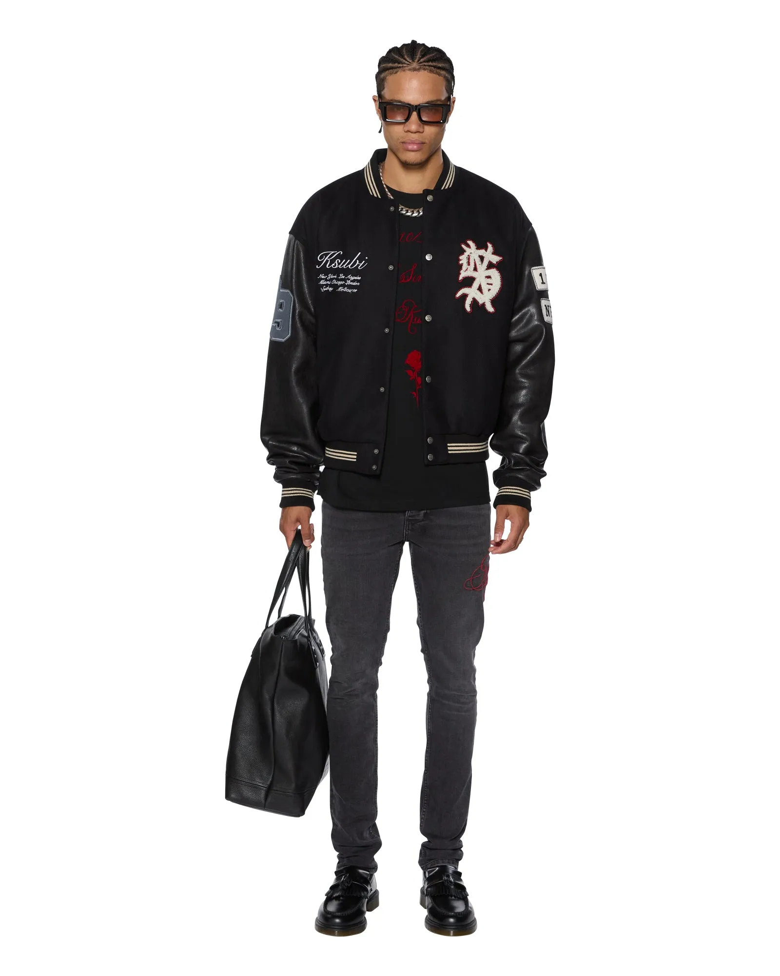 SIN AGAIN BIGGIE SS TEE JET BLACK