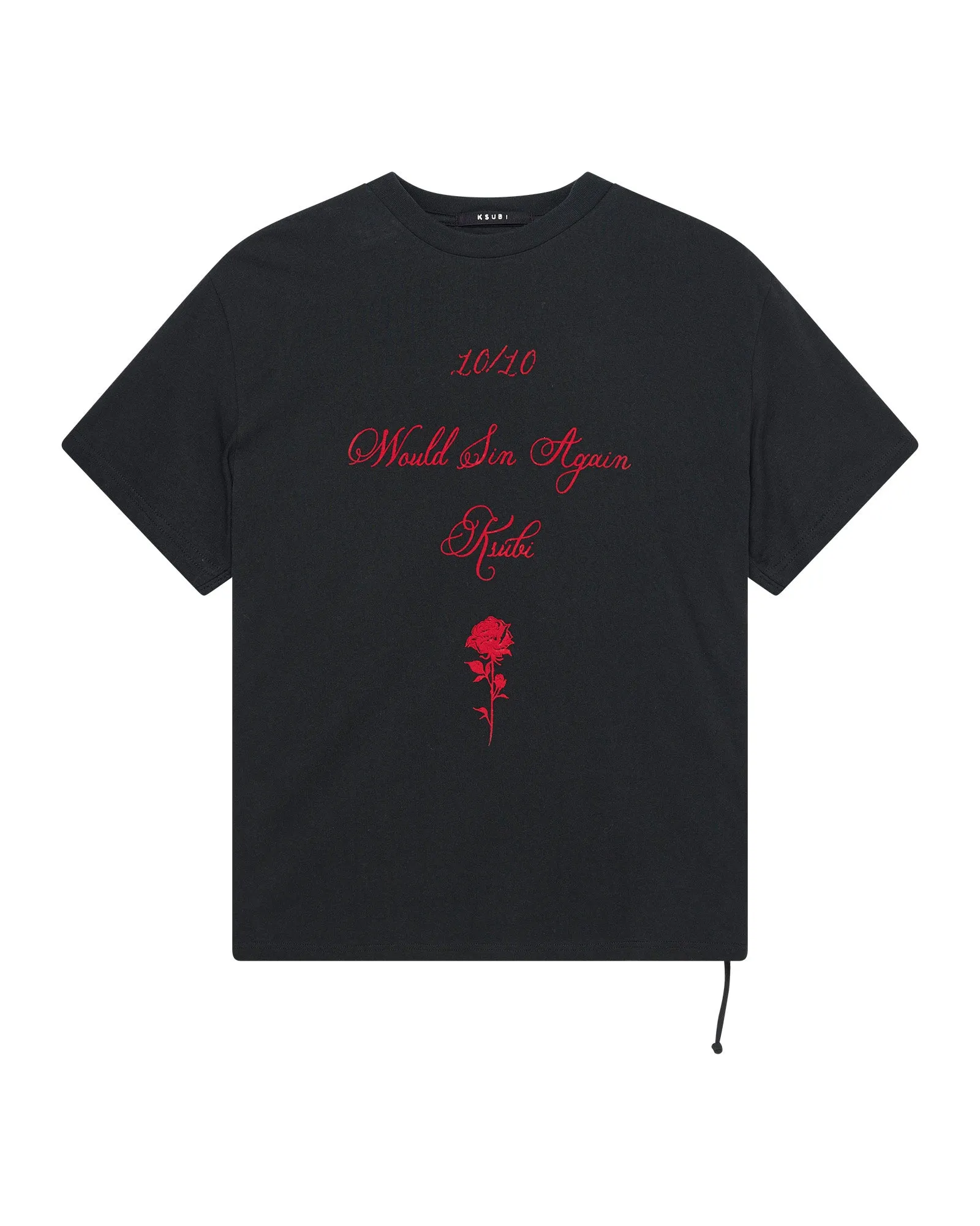 SIN AGAIN BIGGIE SS TEE JET BLACK