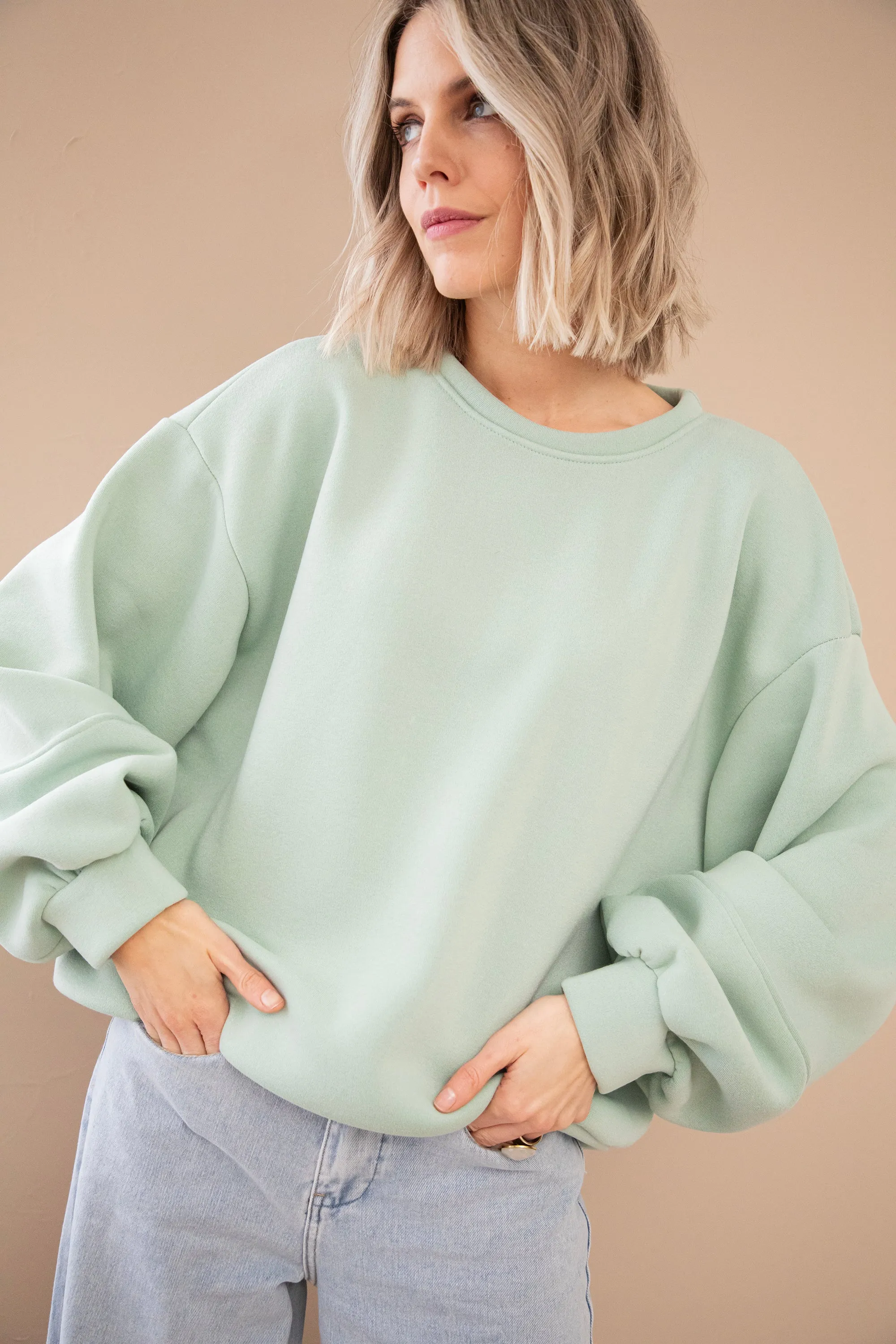 Snuggle up Mint - Sweater