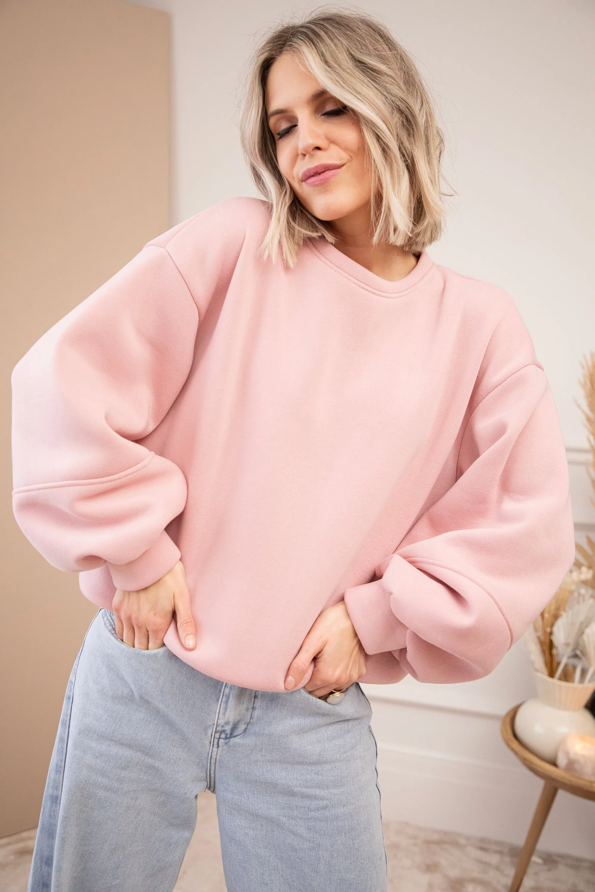 Snuggle Up Pink - Sweater