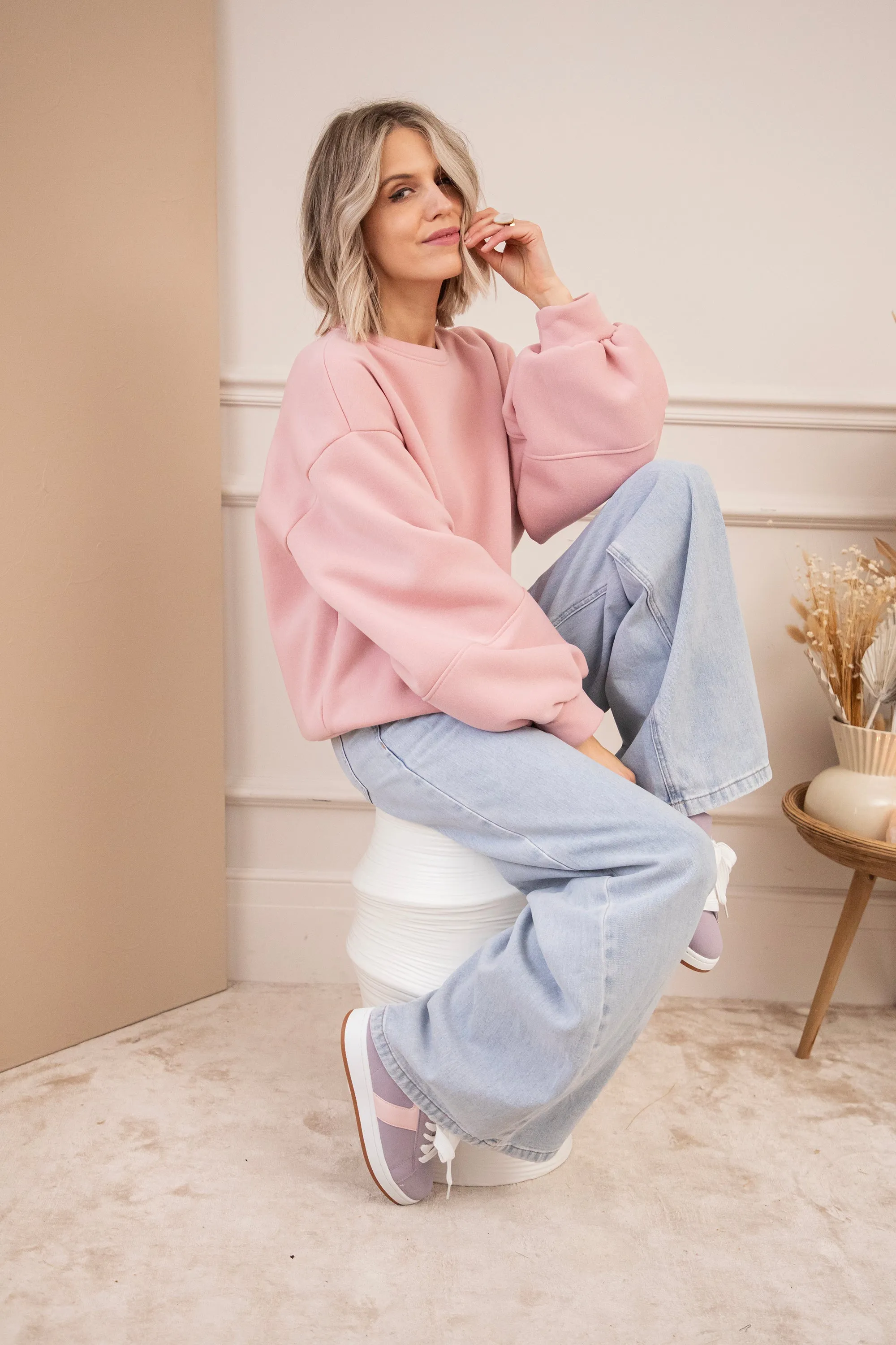 Snuggle Up Pink - Sweater