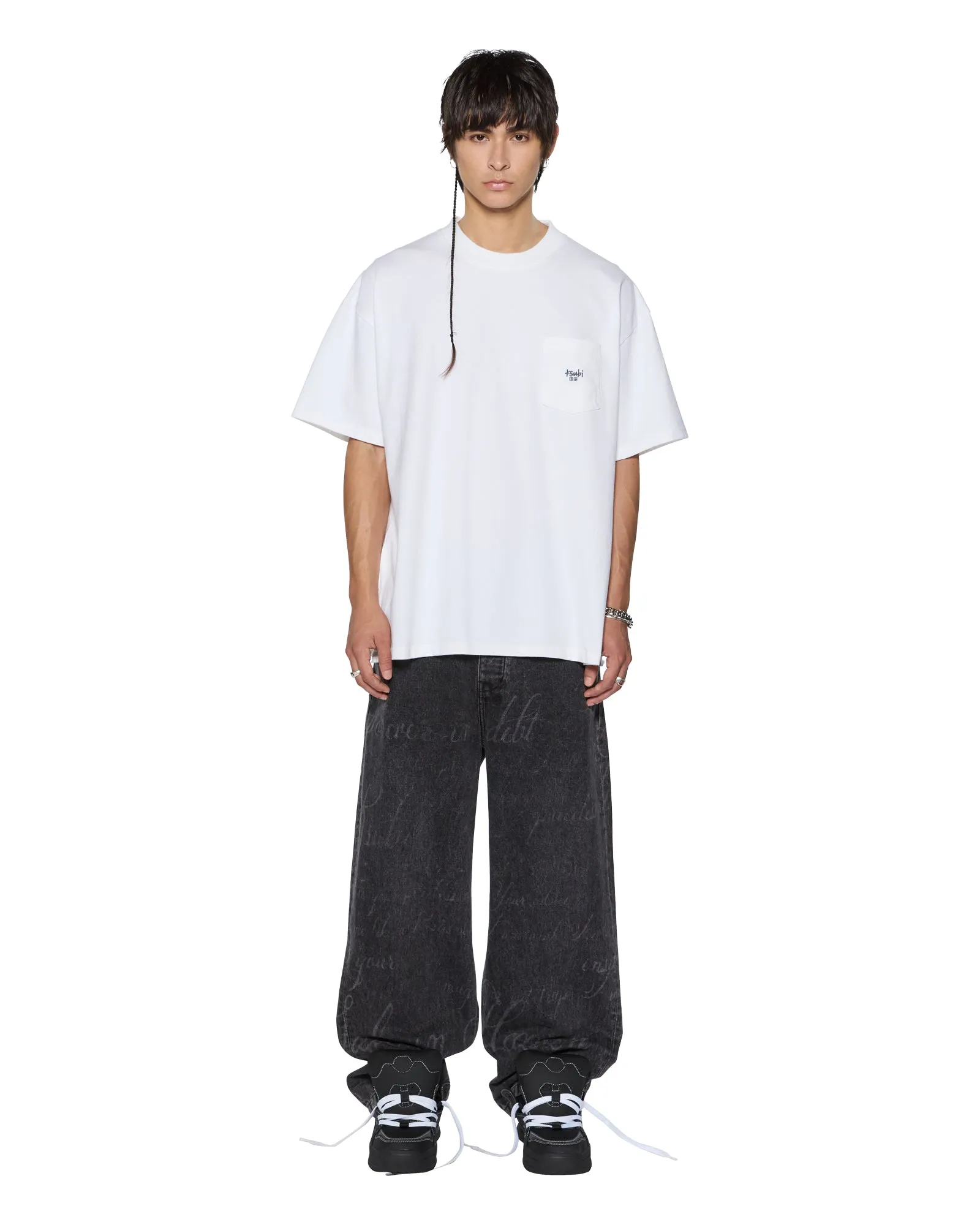 STAMP EKCESS POCKET SS TEE TRU WHITE