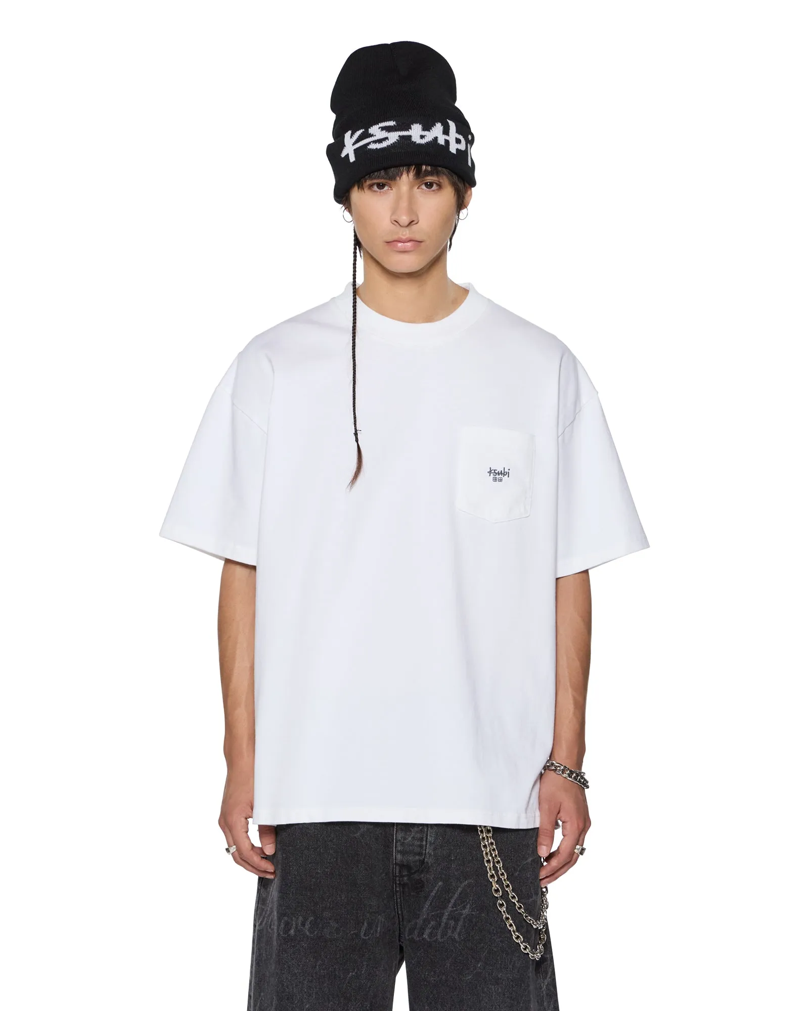 STAMP EKCESS POCKET SS TEE TRU WHITE