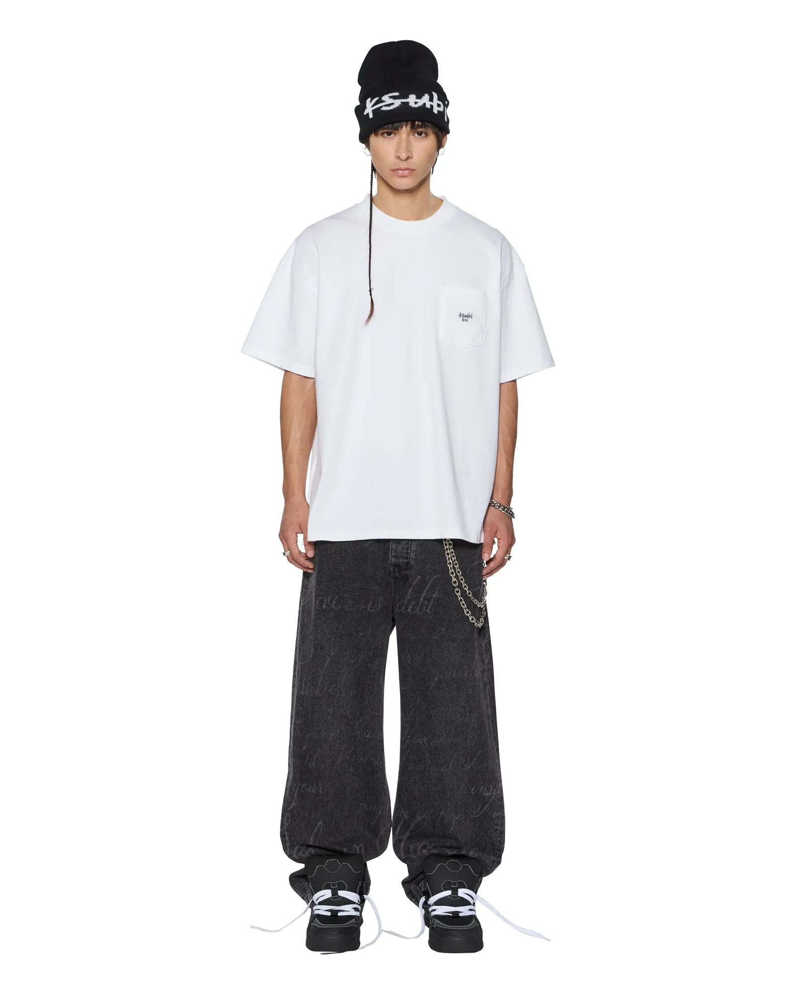 STAMP EKCESS POCKET SS TEE TRU WHITE