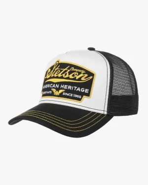 Stetson American Heritage Trucker Cap - Black / White