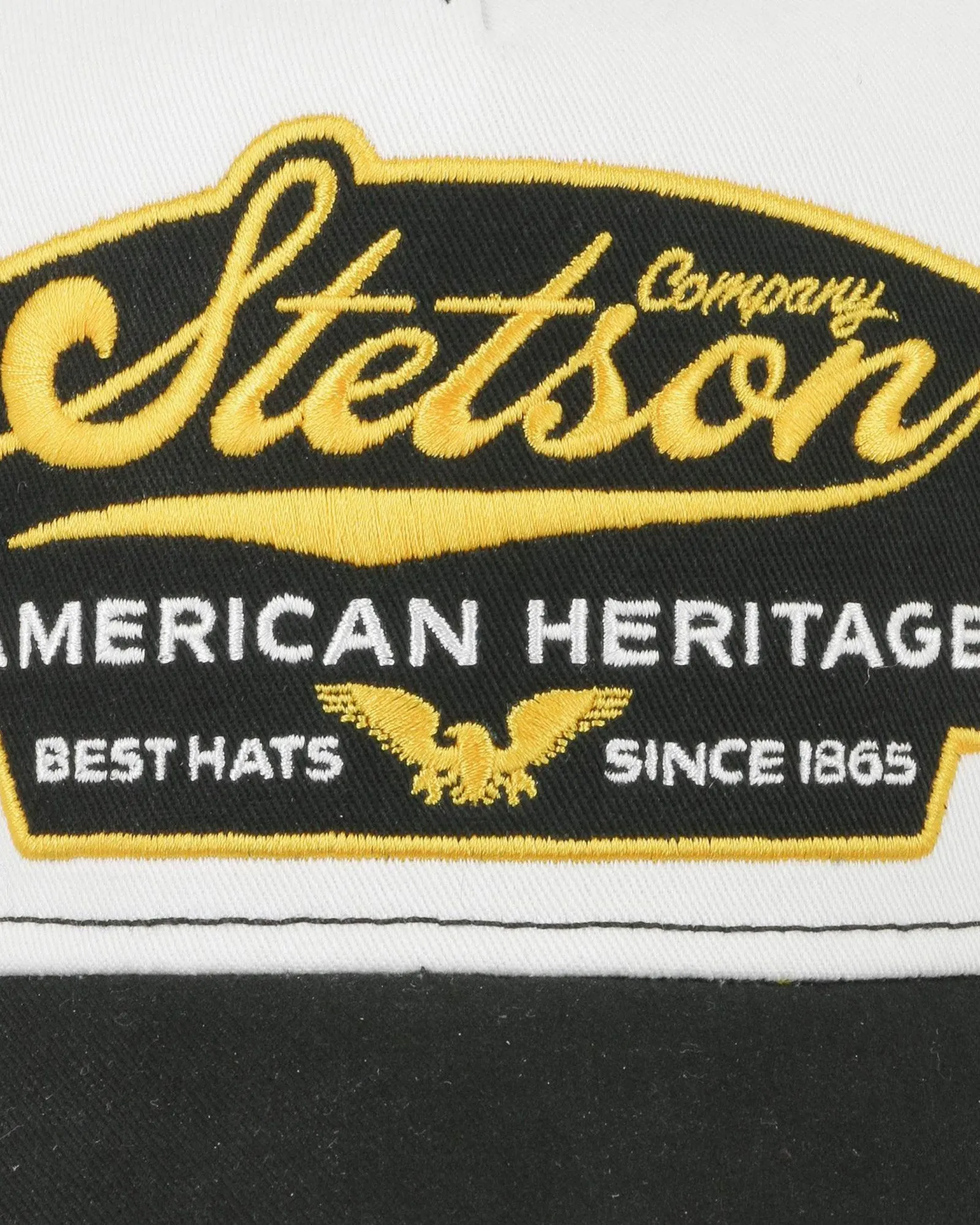 Stetson American Heritage Trucker Cap - Black / White