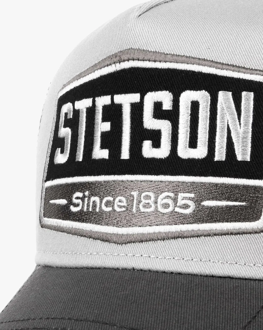 Stetson Gasoline Trucker Cap - Grey / Black
