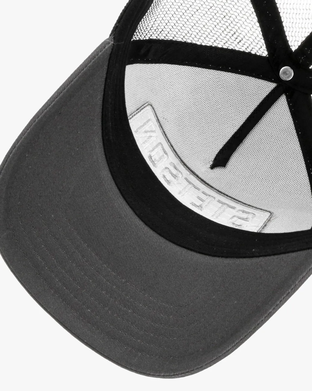 Stetson Gasoline Trucker Cap - Grey / Black