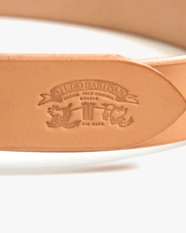 Studio D'Artisan B-81 Leather Belt - Natural