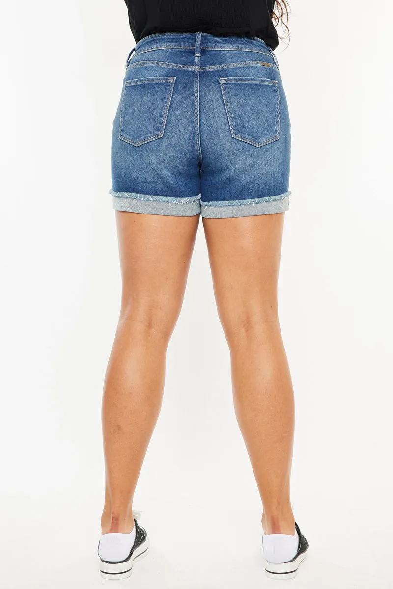 Sunny High Rise Shorts (Plus Size)