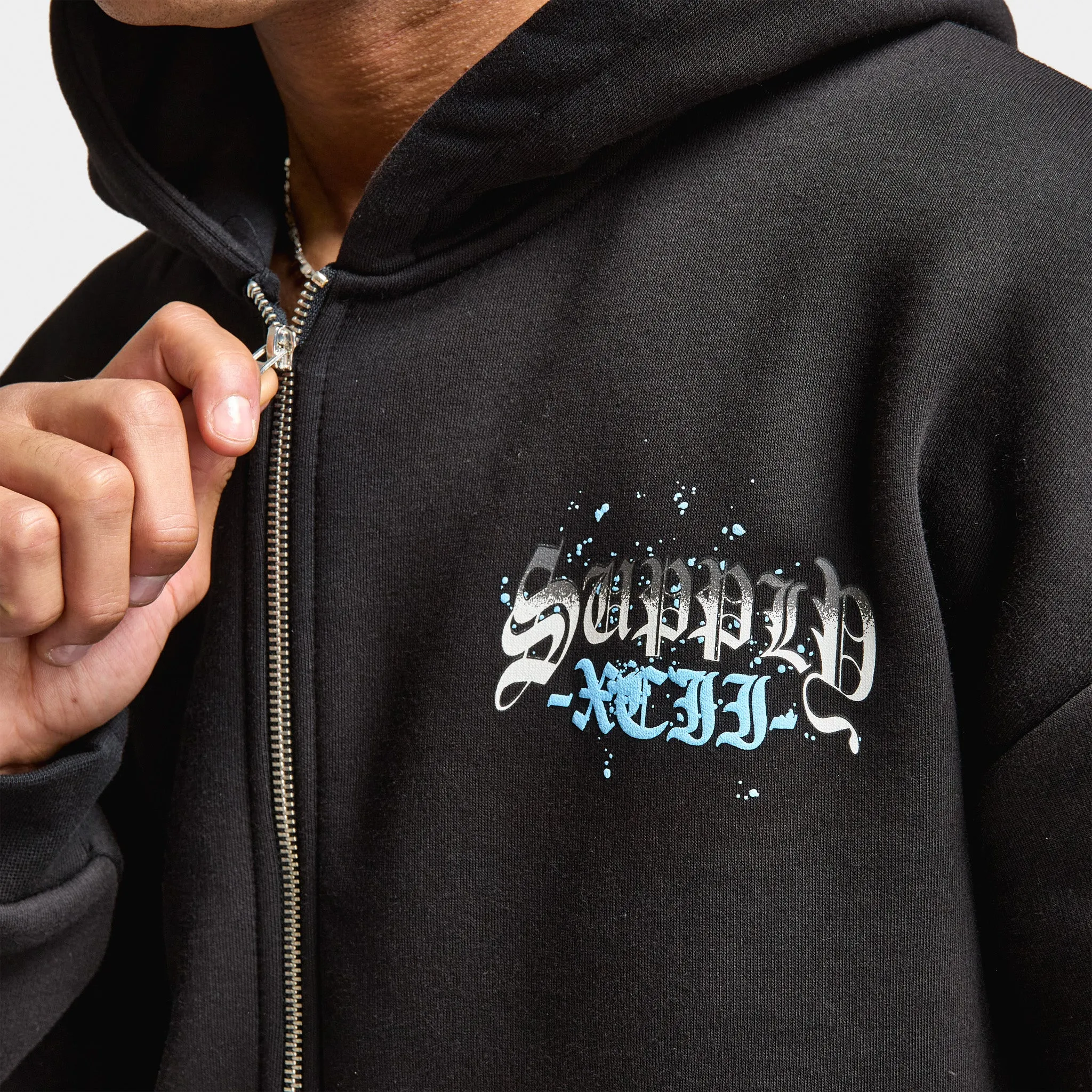 Supply & Demand Larson Full-Zip Hoodie / Black