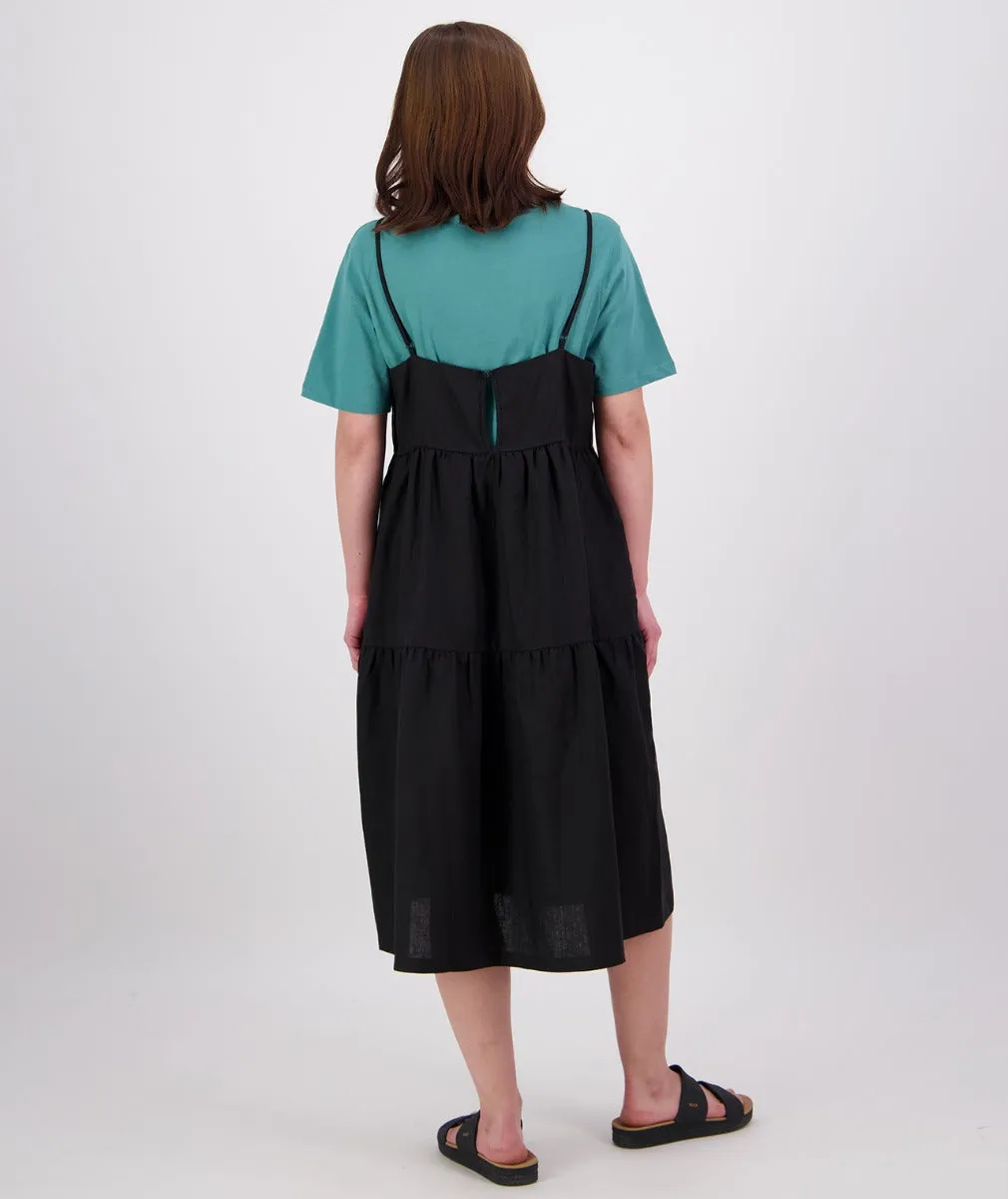 Swanndri St Clair V2 Midi Dress Black