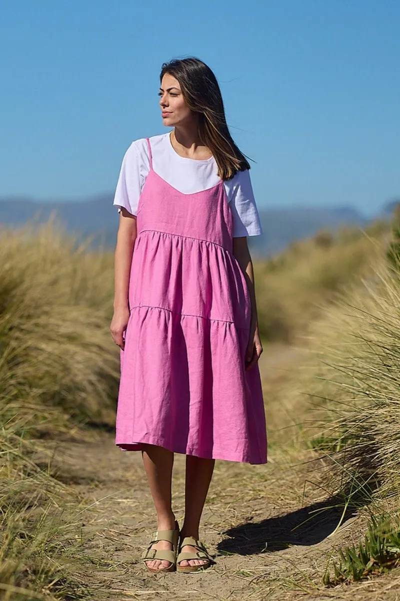 Swanndri St Clair V2 Midi Dress Raspberry