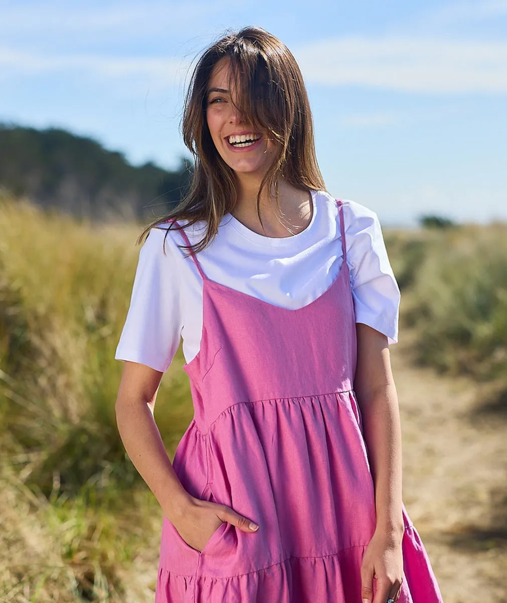 Swanndri St Clair V2 Midi Dress Raspberry