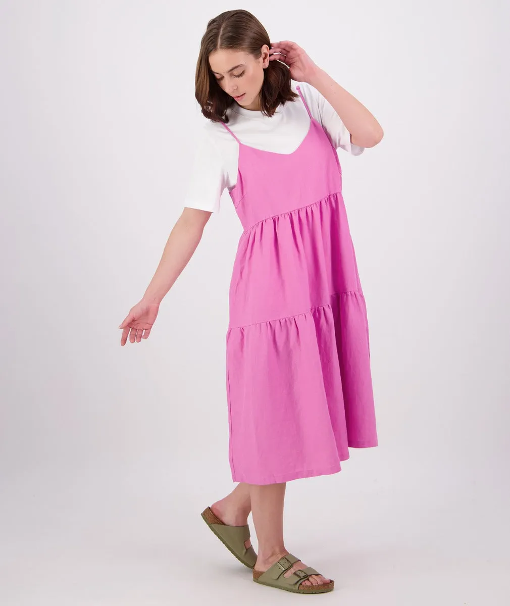Swanndri St Clair V2 Midi Dress Raspberry