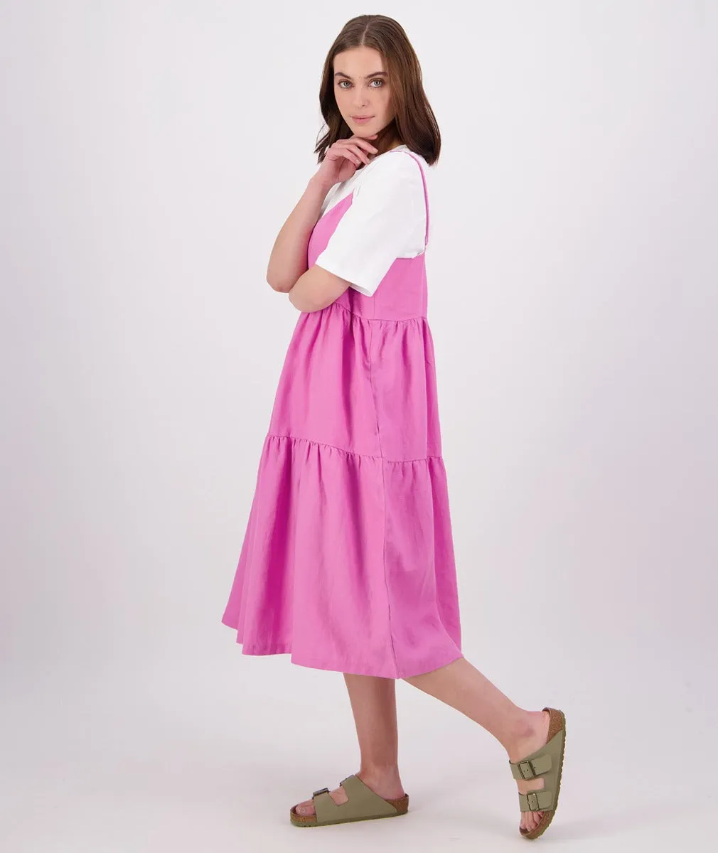 Swanndri St Clair V2 Midi Dress Raspberry