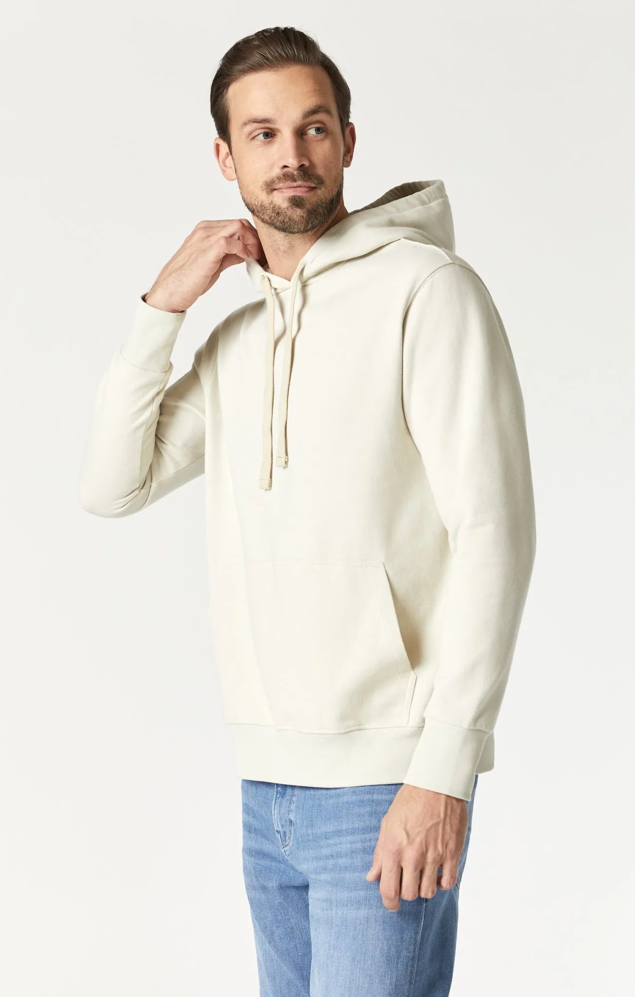 SWEATSHIRT IN TOFU NATURAL DYE