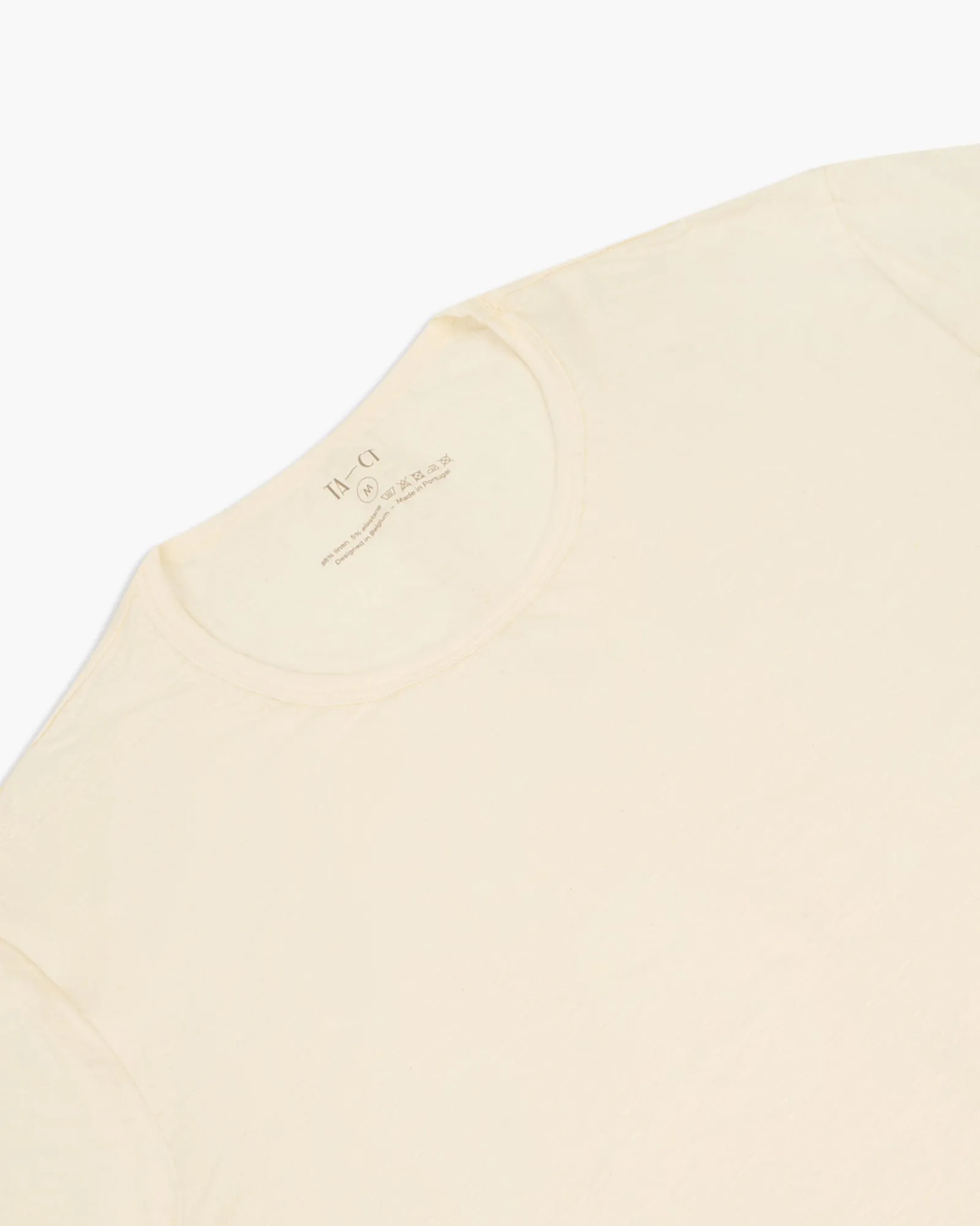 TA-CT Kern Linen T Shirt - Off White