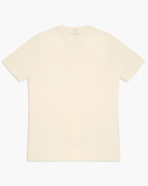 TA-CT Kern Linen T Shirt - Off White