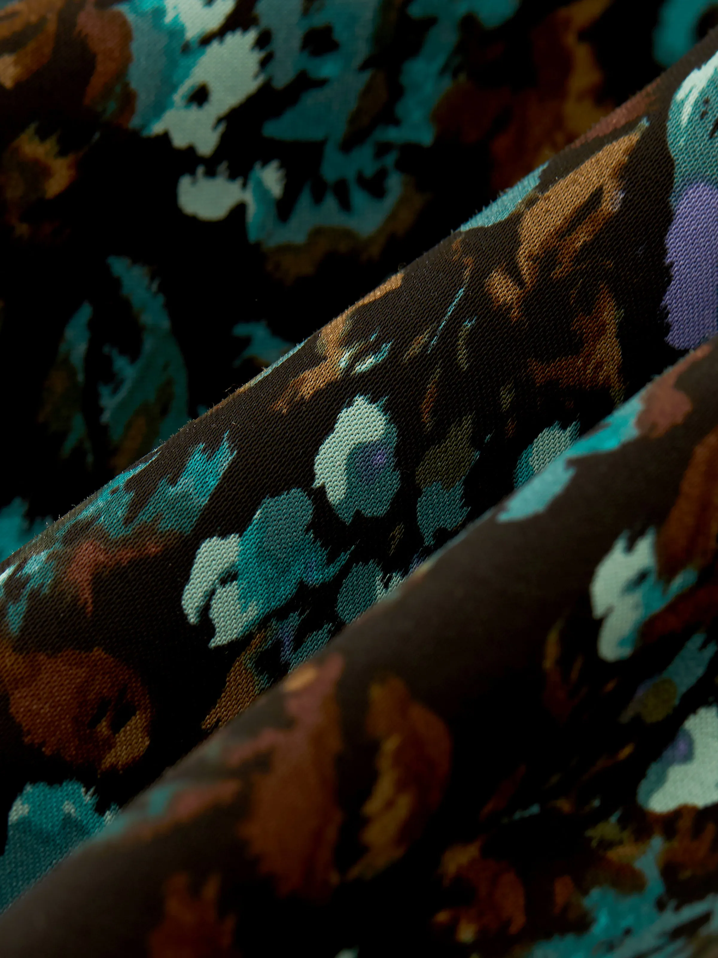 The Satin Blouse in Dark Green