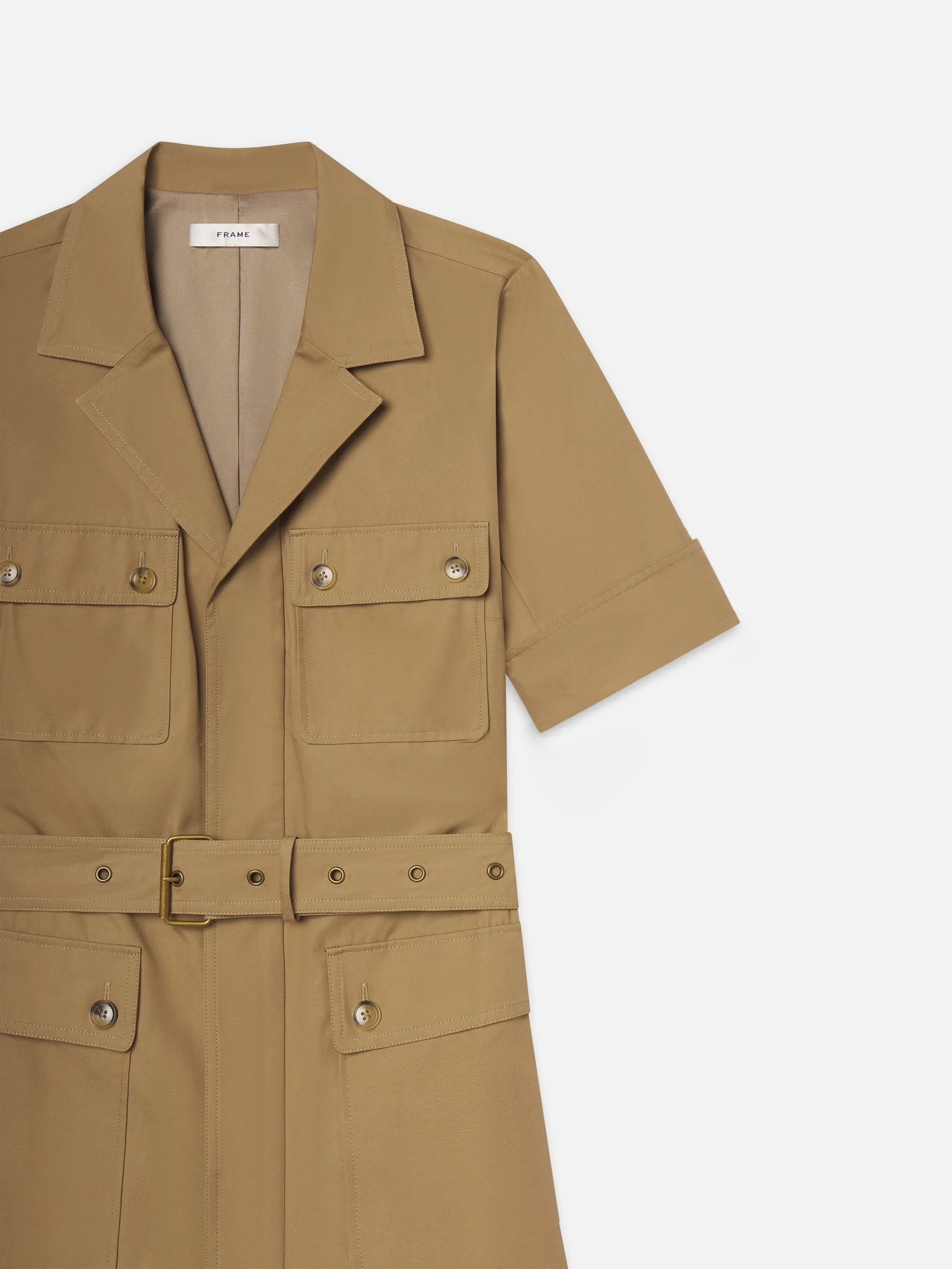 The Utility Dress -- Khaki Tan