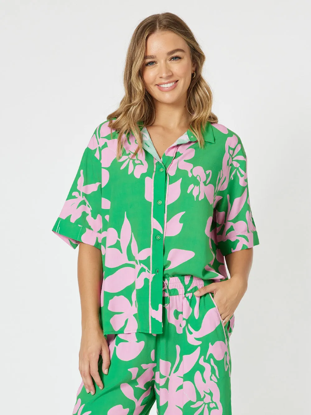 Threadz Spring Shirt Emerald