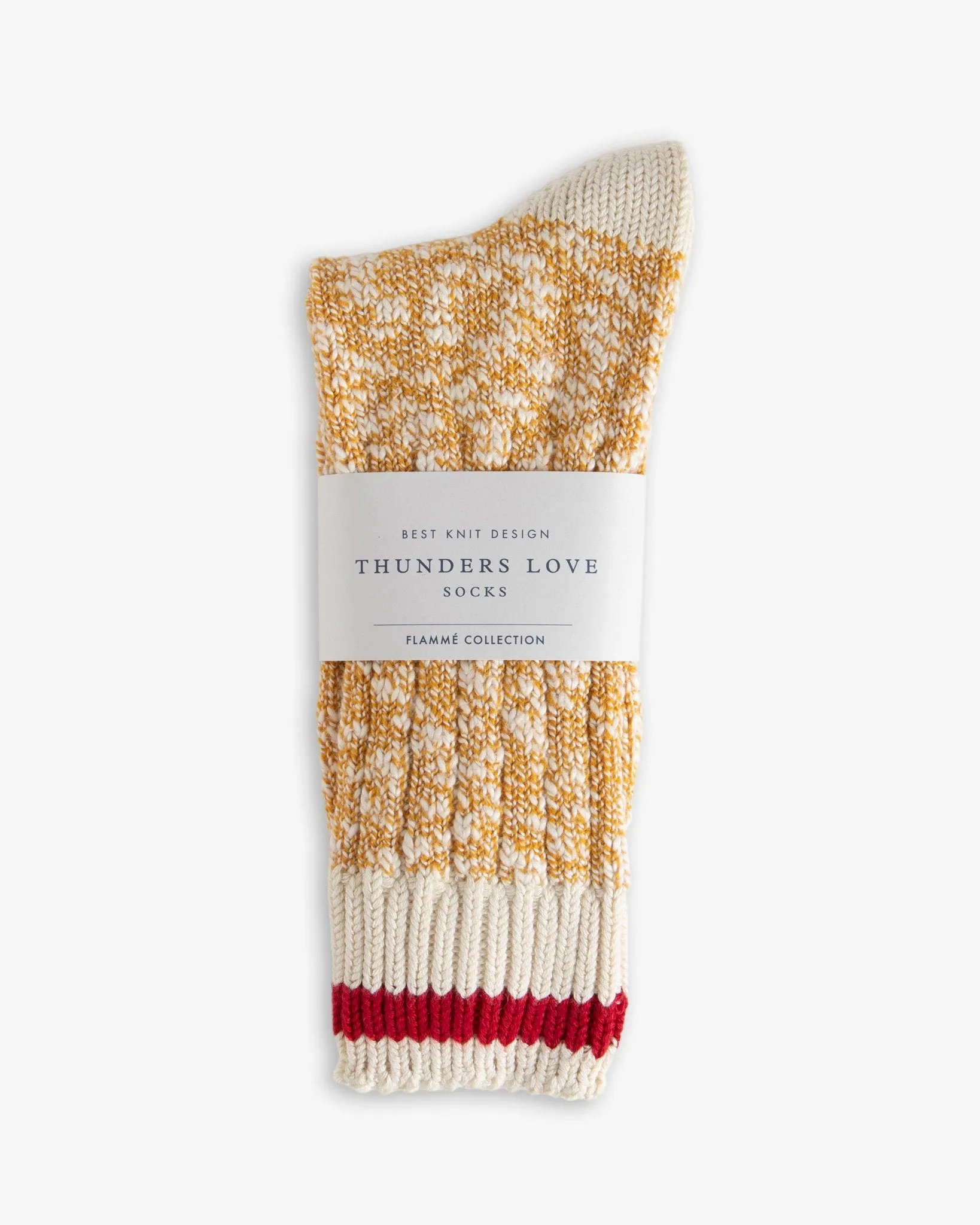 Thunders Love Flammé Collection Socks - Douglas Mustard