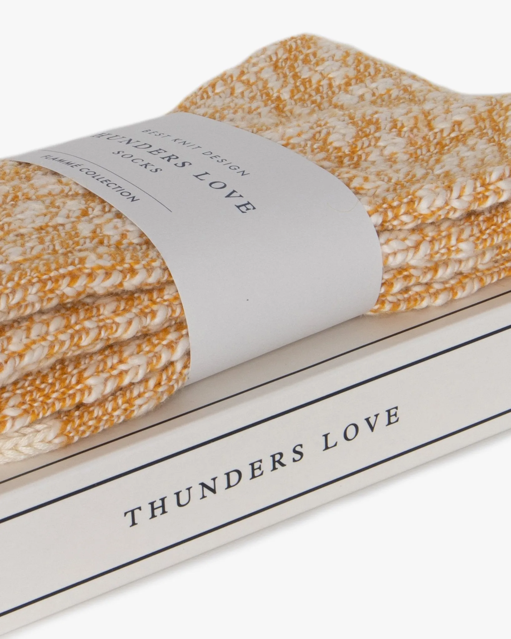 Thunders Love Flammé Collection Socks - Douglas Mustard