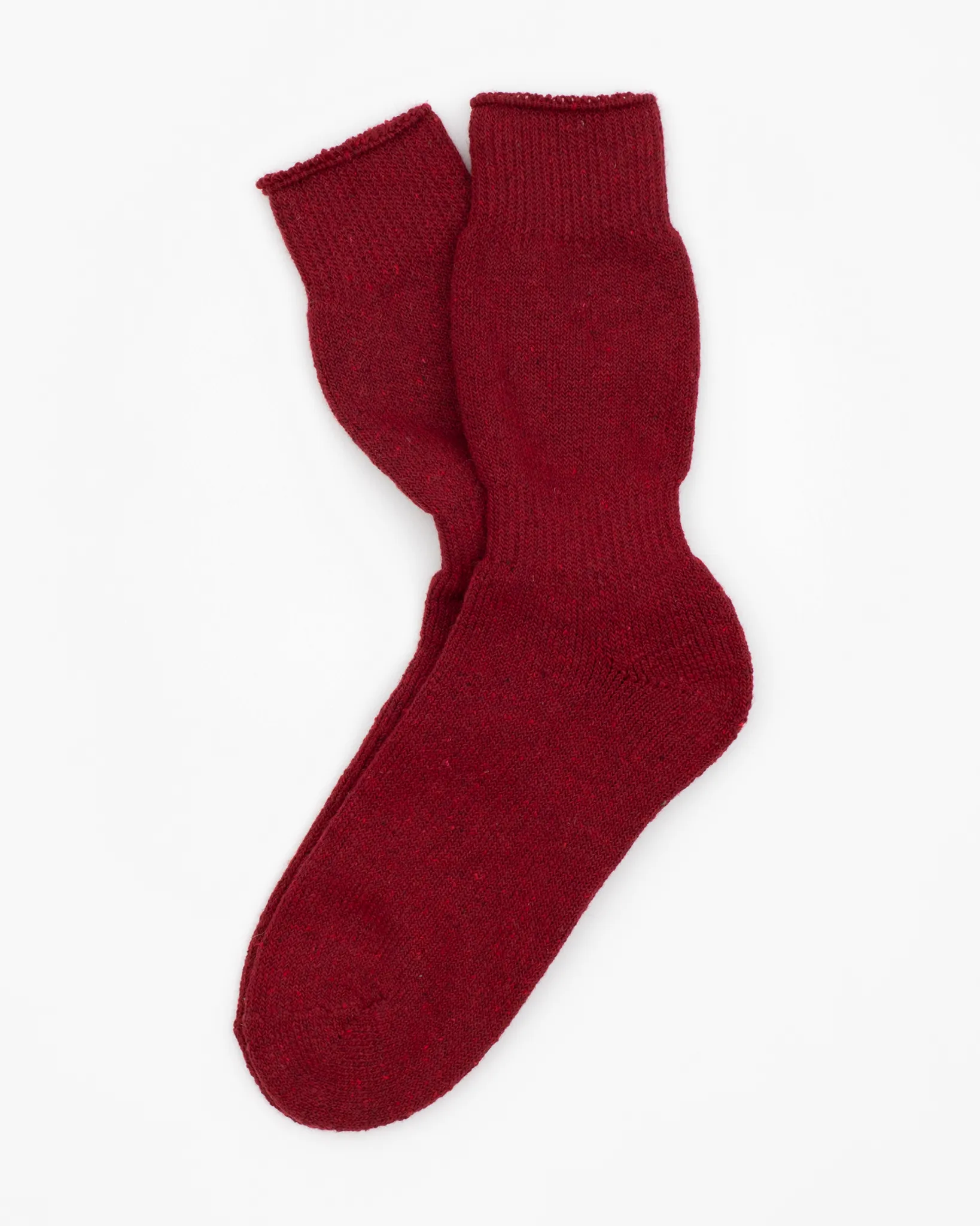 Thunders Love Outdoor Collection Recycled Wool Socks - Dark Red