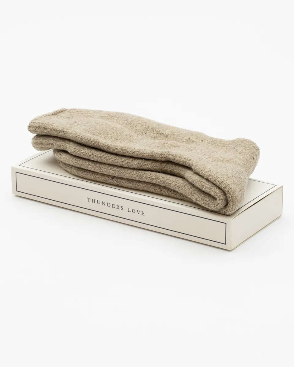 Thunders Love Outdoor Collection Recycled Wool Socks - Sand