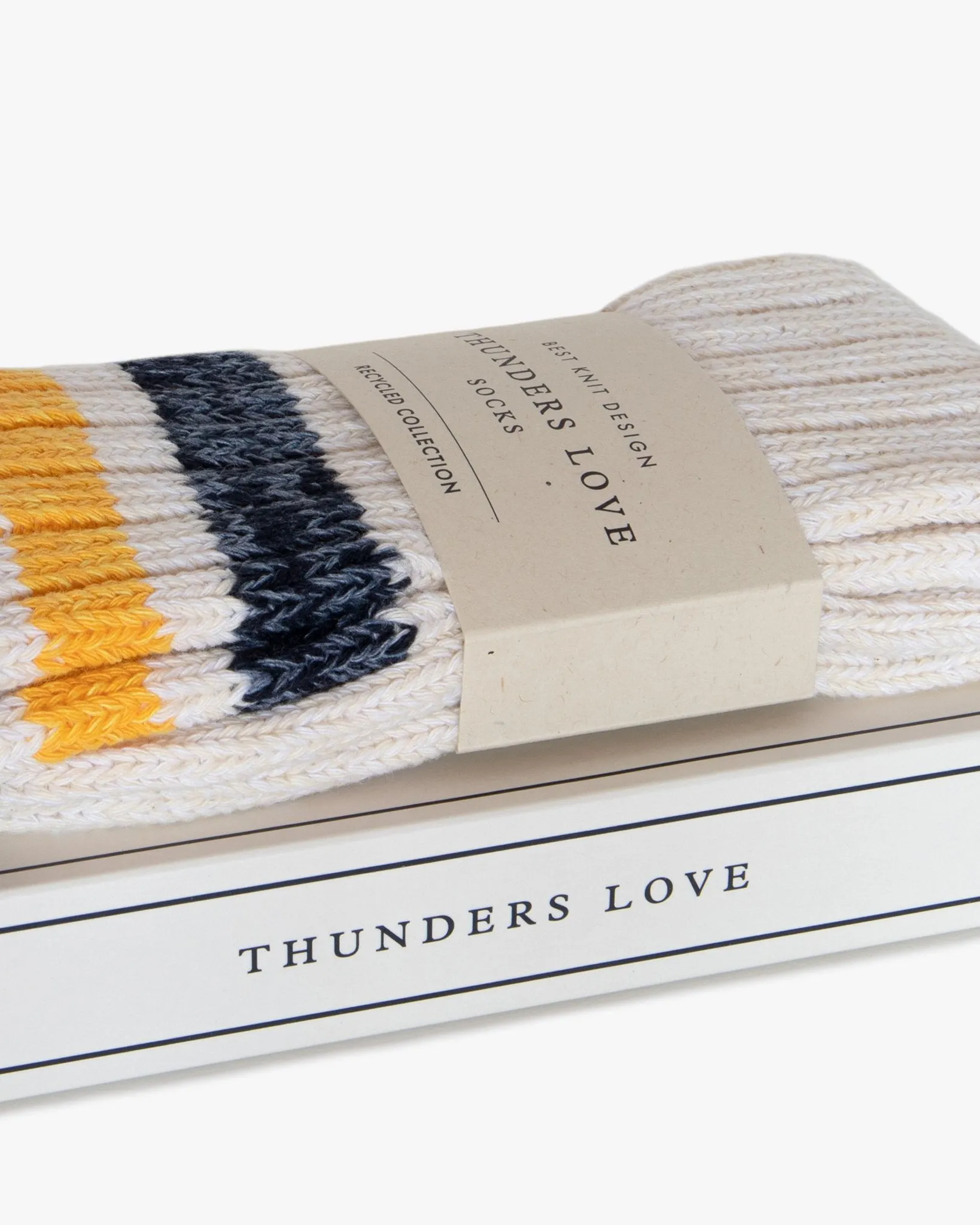Thunders Love Outsiders Collection Socks - Raw White